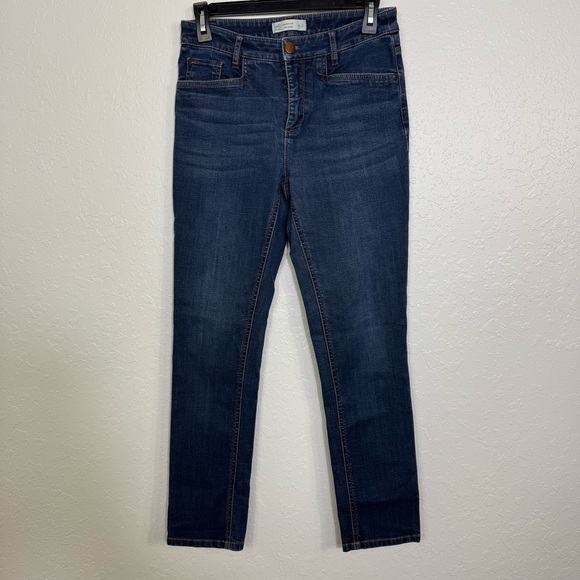 J. Jill Denim - J‎ Jill jeans smooth fit slim ankle size 2 cropped mid rise denim jeans